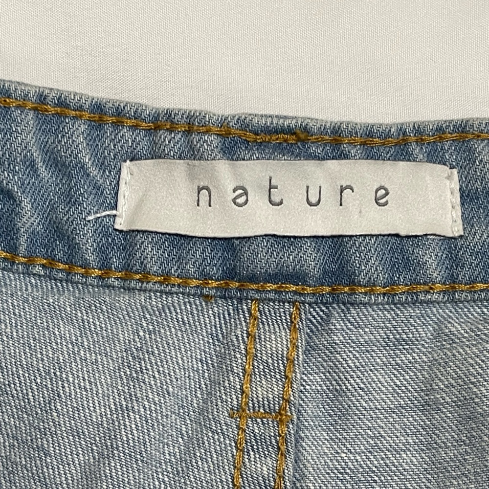 Nature Distressed Light Washed jean Short Size M - Picture 5 of 9